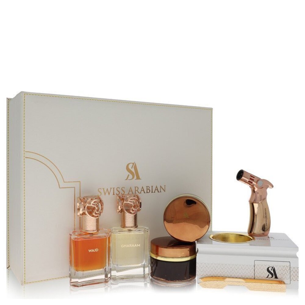 Swiss Arabian Bakhoor Dukhoon Al Haram by Swiss Arabian Gift Set -- Gift Set con